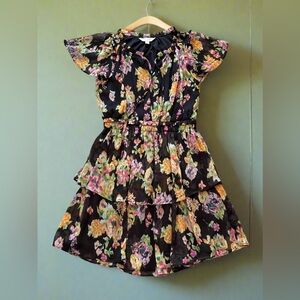 Lauren Conrad‎ Floral Ruffle Dress